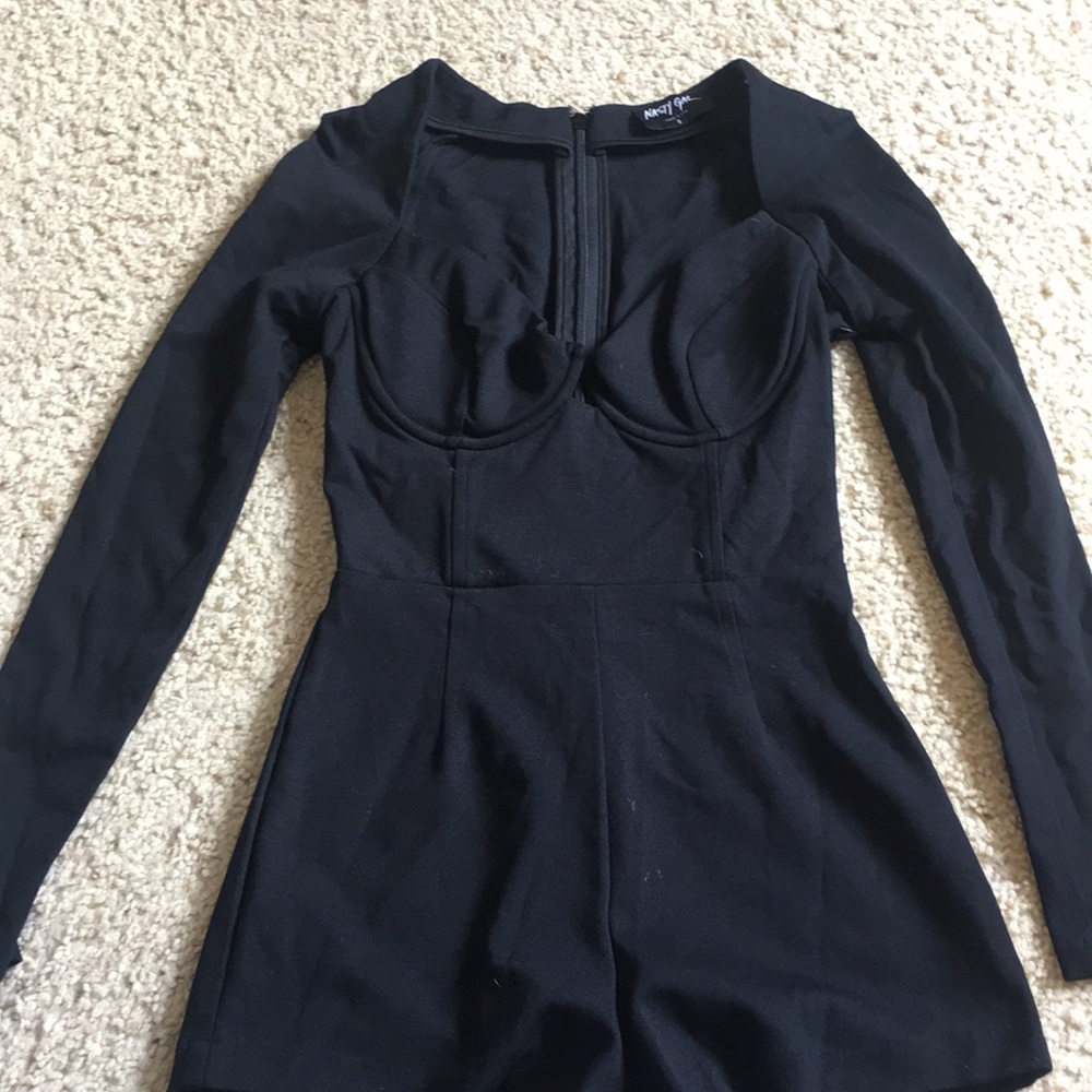 Sexy black nasty gal Vegas romper!